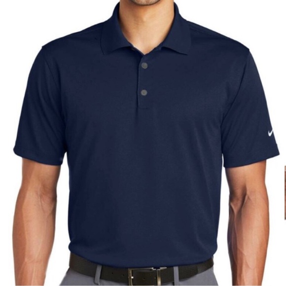 Nike Other - Nike Men's Deep Blue Dri-Fit Tour Golf Shirt Men’s Size Medium